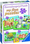 Ravensburger Schattige huisdieren- My First puzzels -2+4+6+8 stukjes - kinderpuzzel