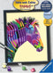 Ravensburger Schilderen op nummer Bonte Zebra - Hobbypakket