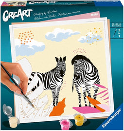 Ravensburger Zebra - Schilderen op nummer voor volwassenen