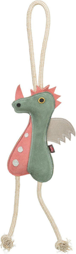 Trixie - Draak kauwspeelgoed - Leer met touw 55 cm