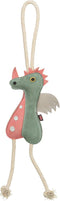 Trixie - Draak kauwspeelgoed - Leer met touw 55 cm