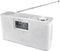 Soundmaster DAB700WE - Portable Radio - DAB+ FM Bluetooth USB micro-SD - Wit Zilver