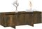 vidaXL - Tv-meubel - 120x30x40,5 - cm - bewerkt - hout - gerookt - eikenkleurig