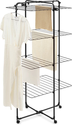 Brabantia HangOn Droogtoren - 30 m - Inklapbaar - Matt Black