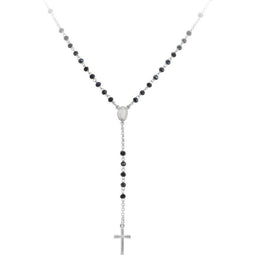 Amen Rosary Grey silver