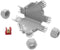 Raytech 84002 BARNEY Y Kabelmof Kabel-Ø: 6 - 10 mm Inhoud: 1 stuk(s)