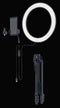 Razer Ringlamp - Statief - 12 inch - LED - Dimbaar - Kleur 3000K/4500K/6500K - Zwart/Wit