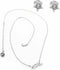 Karl Lagerfeld Karl Star Box set necklace & Earrings Silver Swarovski - Dames - Ketting - Oorbellen - 5512307 - Zilverkleurig - Swarovski