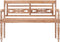 vidaXL - Bankje - Batavia - 120 - cm - massief - teakhout - met - whitewash - afwerking