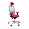 Jorquera Piqueras y Crespo 1D086G1 - Bureaustoel - Hoofdsteun - Rood