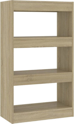 vidaXL - Boekenkast/kamerscherm - 60x30x103 - cm - bewerkt - hout - sonoma - eiken