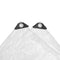 vidaXL - Plantenafdekking - met - zeilringen - 1x5 - m - PVC