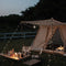HOTO Camplight - Camping Lamp - IPX6 Waterdicht - Oplaadbaar - Beige