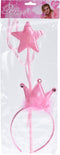 Free And Easy Toverstaf Met Diadeem 36 Cm Roze 2-delig