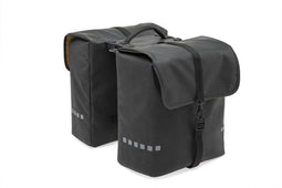 New Looxs Odense Double - Dubbele Fietstas - Racktime Bevestiging - Waterafstotend - 39 Liter - Zwart