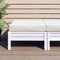 vidaXL - Palletkussen - 60x60x9,5 - cm - stof - gemêleerd - crèmekleurig