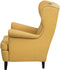 ABSON - Fauteuil - Geel - Polyester