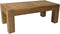 Salontafel tuin - 80x40x30 - Naturel - Teak