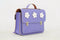Own Stuff Lederen Kleuterboekentas Flowers - Lila/White