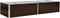 vidaXL - Plantenbak - verhoogd - 240x80x45 - cm - gegalvaniseerd - staal - bruin