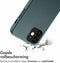 Accezz MagSafe Leather Backcover - Soft case - Krasbestendig - Donkergroen (iPhone 12 Pro)