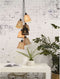 GOOD&MOJO Hanglamp Kalimantan - Bamboe/Zwart - 45x45x62cm - 7L - Scandinavisch,Bohemian - Hanglampen Eetkamer, Slaapkamer, Woonkamer