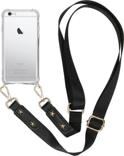 iMoshion Hoesje Geschikt voor iPhone 6s / 6 Hoesje Met Koord - iMoshion Backcover met strap - Transparant