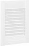 vidaXL - Kastdeur - louvre - design - 39,5x29,5 - cm - wit