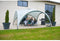 Coleman Event Shelter XL - Partytent 4.5 x 4.5 m - Waterdicht SPF 50 - Groen/grijs