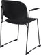 ANLI STYLE ARMCHAIR STACKS BLACK