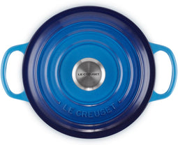 Le Creuset Braadpan Signature - Ø 20 cm - Gietijzer - Geschikt voor Inductie en Oven - Azure
