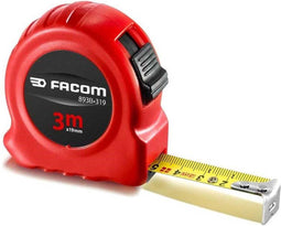 Facom Dubbelzijdig Meetlint RED Series met ABS-behuizing 3m/19mm - 893B.319PB