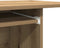vidaXL - Computerbureau - 80x50x75 - cm - bewerkt - hout - artisanaal - eikenkleur