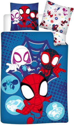 Spidey Dekbedovertrek, - Eenpersoons - 140 x 200 cm - Polycotton