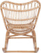 J-Line schommelstoel - rotan - naturel
