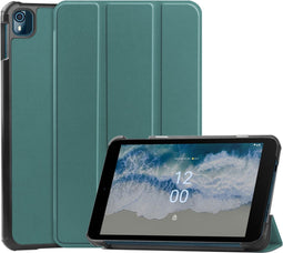 iMoshion Tablet Hoes Geschikt voor Nokia T10 - iMoshion Trifold Bookcase - Donkergroen