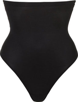MAGIC Bodyfashion - HI WAIST Thong - Luxe uitstraling - Zwart