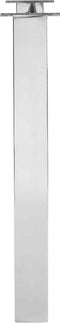 Richmond Interiors Eettafelpoten set U-poot zilver (Silver)