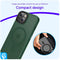 Apple iPhone 15 - Back Cover - MagSafe Compatibel - Donkergroen