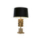 Bureaulamp Home ESPRIT Zwart Gouden 50 W 220 V