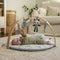 Ingenuity Cosy Spot - Opvouwbare Baby Speelmat - Houten Speelboog en Spiegel (1 stuk)
