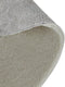 tectake® Soft Zone - Vloerkleed - Rond - Ø120 cm - Antislip - Onderhoudsvriendelijk - Zandkleur