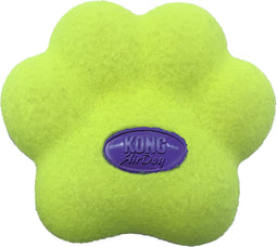 Kong Airdog Squeaker Paw - Hondenspeelgoed - Geel Medium