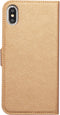 Mobiparts iPhone XS Max - Wallet Case - Saffiano motief - Bruin