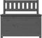 vidaXL - Bankje - 80x41x77 - cm - massief - grenenhout - grijs