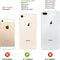Case voor iPhone 8/7/6/6s/SE2020, Bookcover blauw, RFID-beschermende mobiele telefoonhoes, kaartsleuf, geldsleuf, standaard, flip-case, magnetische flip-case, lederen tas, beschermhoes