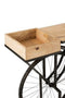 J-Line barkast Motorfiets 12 Glazen + 6 Flessen - metaal/hout - donkergrijs