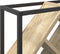 vidaXL - Wijnrek - Sonoma - Eik - 51x18x52,5 - cm - Gelaagd - Hout