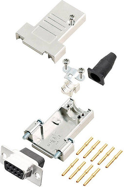 encitech DTSL09-SJSRG-T-DBCS-K 6355-0089-11 D-sub female connectorset 180 ° Aantal polen: 9 Crimpen 1 stuk(s)