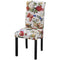 vidaXL - Eetkamerstoelen - 4 - st - stof - meerkleurig